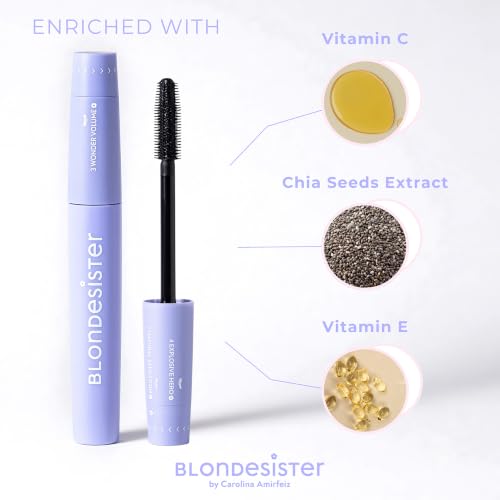 4-in-1 Waterproof Mascara - High Pigmentation & Volume - Ultra Black - 0.4 oz - Variation 01 Ultra Black