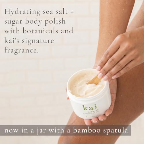 Kai Hydrating Body Polish with Sea Salt and Sugar - Exfoliating & Nourishing 8oz