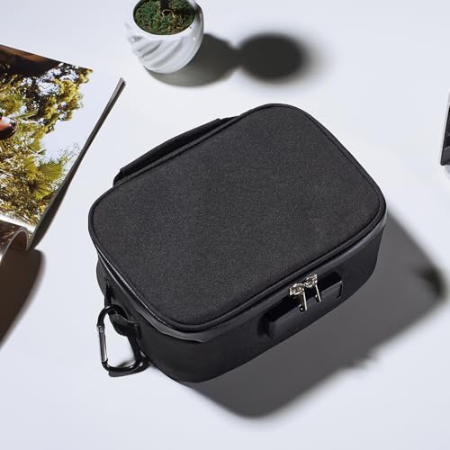 Water-Resistant Black Storage Carrier Bag with Lock & Accessories