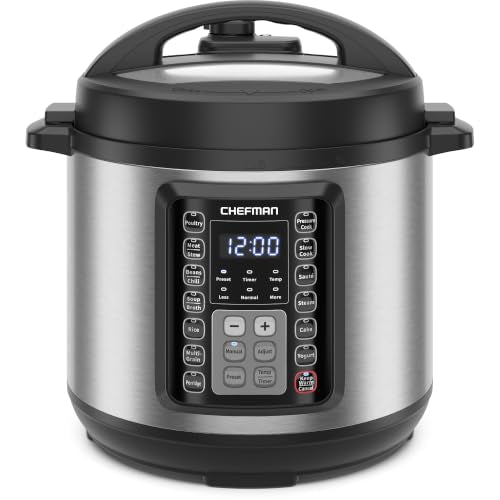 Chefman 13-in-1 Electric Pressure Cooker 6 Quart Multicooker with Touchscreen