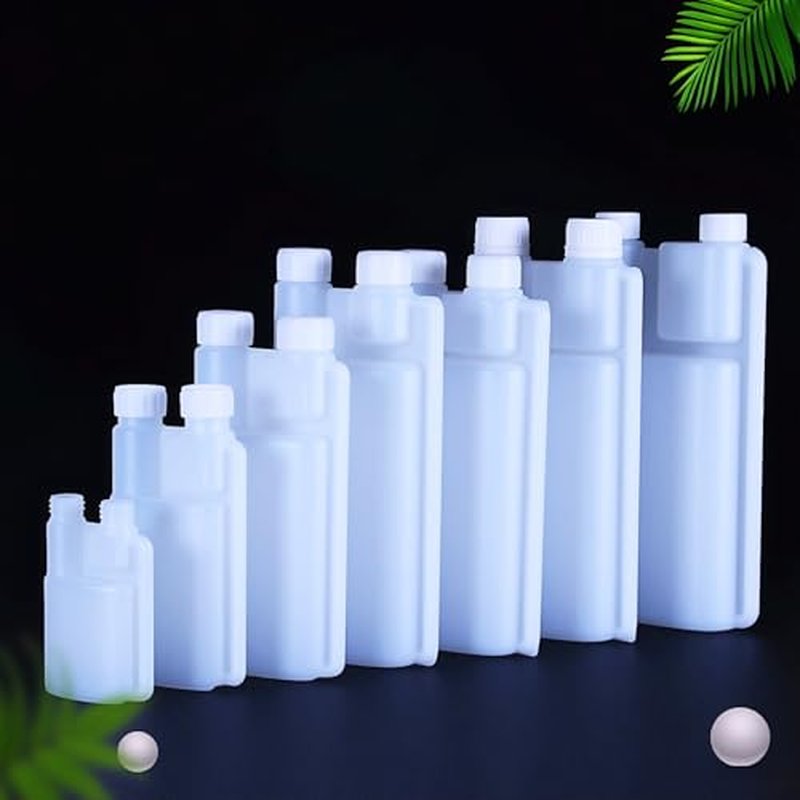 2 Pack Standard Squeeze Shot Bottle - HDPE Plastic Flask for Liquor, Portable Dispenser with Free Funnel (32OZ(1000ml) & 1.2OZ(30ml))