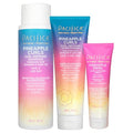 Pacifica Pineapple Curls 3-Step Hair Care Kit - 20 Fl Oz, Pack of 3
