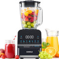 1200W Professional Blender with 52oz Glass Jar, 9-Speed Touchscreen & Ice Crush