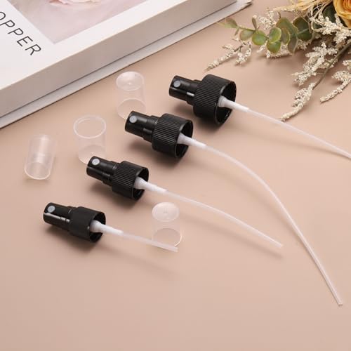 uxcell Spray Top 50Pcs 28/410 Plastic Fine Mist Reusable Nozzles - Black