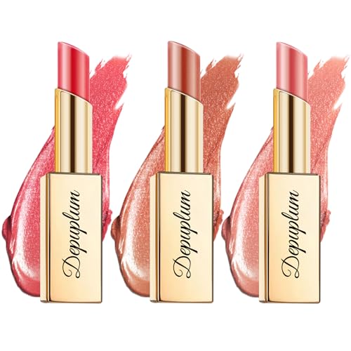 Dепuplum Lipstick Set 108/111/118 - Shimmer Tinted Hydrating Lip Gloss for Women