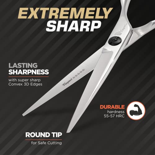 Fagaci Hair Cutting Scissors 6-Inch Professional Hair Shears with Sharp Blades