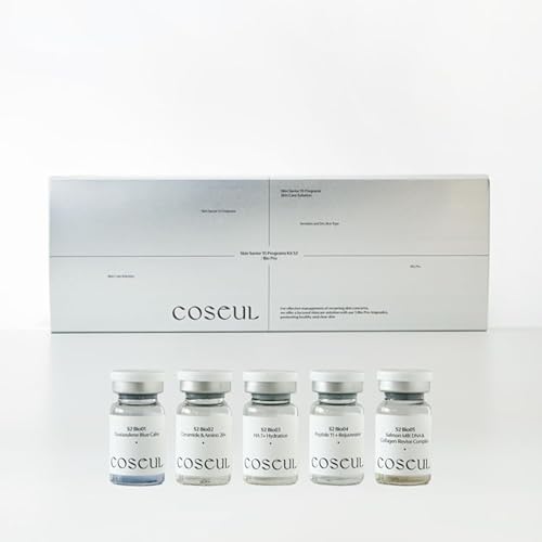 S2 Core Boost Ampoule Serum (5-Step Routine Set) ? Peptide 11+, Collagen & PDRN for Firming and Hydrating Skin (5 ¡¿ 6ml / 30ml Total)