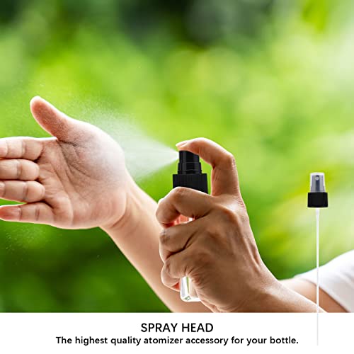 40 Pcs Fine Mist Spray Bottle Nozzles Replacement Pump Heads for Cosmetic Bottles