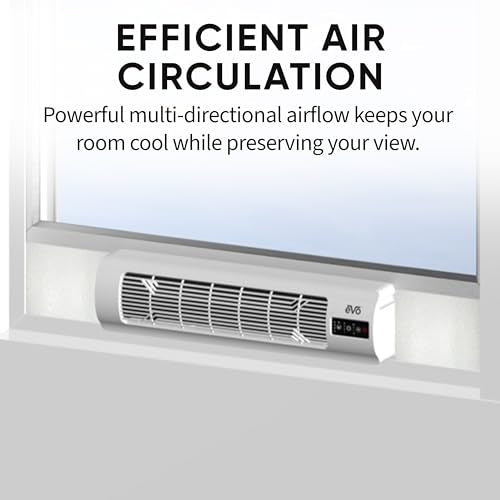 EVO Window Fan Air Circulator with Remote | Multi-Directional & Adjustable Speed