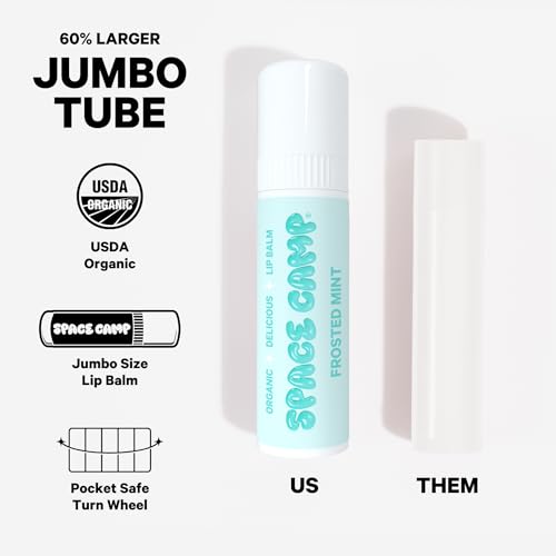 Wellness Jumbo Lip Balm - Originals Pack Variety Flavored Balm (Wild Cherry, Juicy Watermelon, and Frosted Mint) - 3 Pack