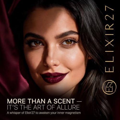 ELIXIR27 Pheromone Perfume Oil for Women, Vanilla Raspberry Jasmine, 0.7 Oz