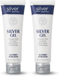 Silver Healing Gel for Wounds Burns and Scars - 20ppm, 4 Oz, Pack of 2
