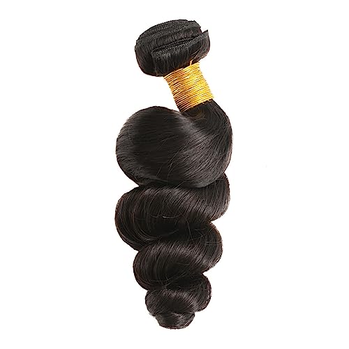 Brazilian Virgin Loose Wave Hair Extensions - 12 Inch Short Human Hair Bundles