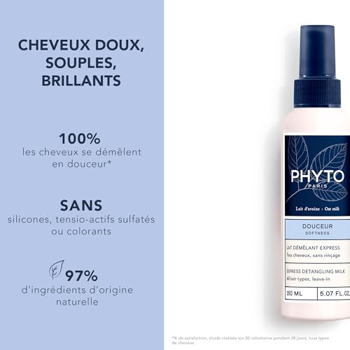 Detangling Leave-In Hair Milk for All Hair Types - Frizz Control & Shine