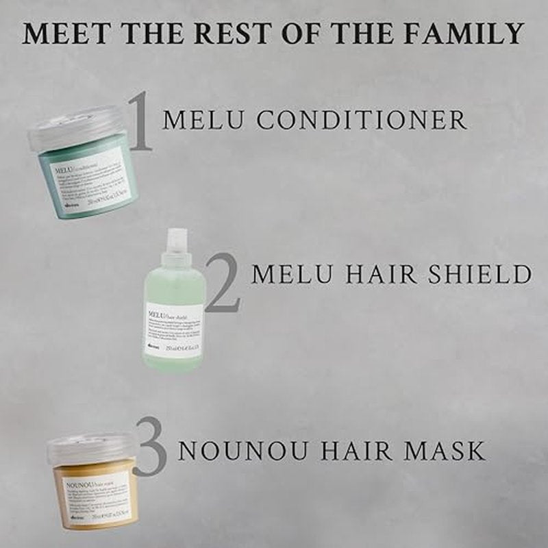 Davines MELU Shampoo, Anti-Breakage Cleansing For Long Or Damaged Hair