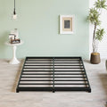 Queen Low Profile Bed Frame 3 Inch Heavy Duty Platform No Box Spring