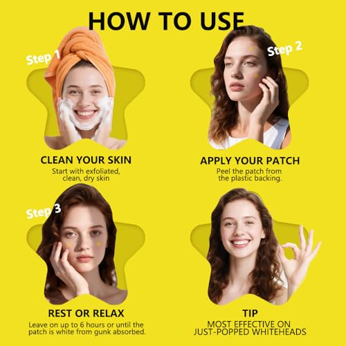 Hydrocolloid Patch Acne Patches Cute Star Spot Stickers Pimple Patches for Face Zit Patch£¨32 Count£©