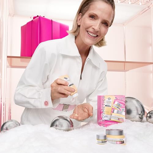 Hydrating Anti-Aging Skincare Gift Set with Moisturizer, Cleanser & Eye Cream