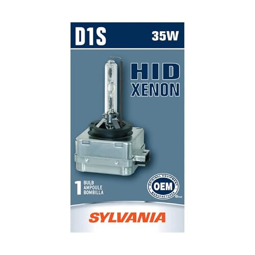 D1S HID Headlight Bulb White Automotive Light - Long Life, Bright Visibility