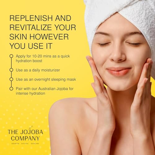 Jojoba Pure Gel Mask with JD Lusteris¢â ? Hydrating Overnight Face Mask for Dry & Sensitive Skin ? Soothing Gel with Vitamins A, D & E ? Lightweight Leave-On, 8-Hour Moisture Barrier, 3.4 oz