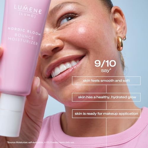 Bounce Moisturizer for Face - Lightweight Hydrating Cream-Gel with Vegan Collagen & Hyaluronic Acid