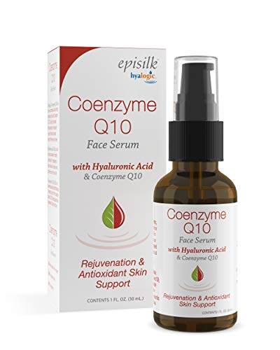 Hyalogic Episilk CoQ10 Serum with Hyaluronic Acid 1 Fl Oz – Anti-Aging Face Rejuvenation