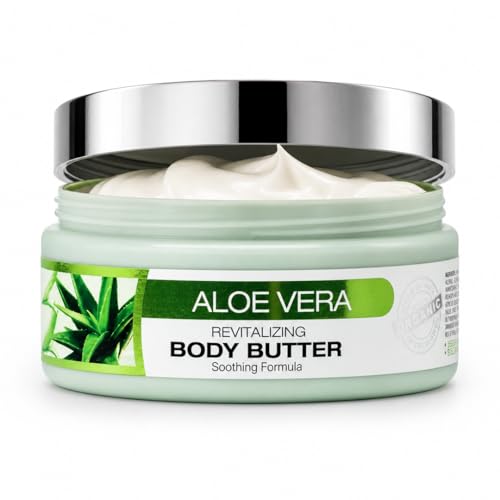 Hydrating Body Butter for Dry Skin - Mango, Shea & Argan Oil, 8 Oz