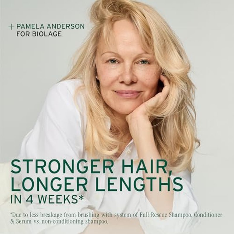 Biolage Full Rescue Conditioner - Fortifies & Strengthens for Stronger Hair, Longer Lengths in 4 weeks*, Instantly Fuller-Looking Hair, Rosemary Oil & Niacinamide, Vegan & Cruelty-Free