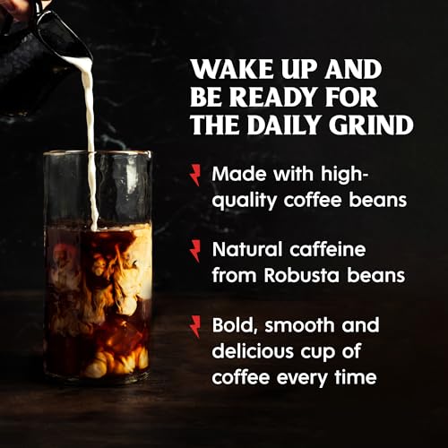 Death Wish Coffee Organic Dark Roast Whole Bean Coffee 5lb - Fair Trade & Bold Flavor