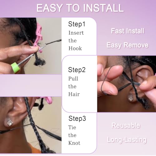 18 Inch Feather Crochet Hair for Black Women - 100 Strands, Miracle Knots, Lightweight & Soft