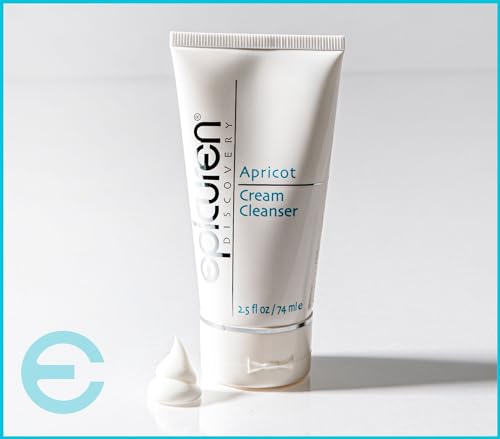 Epicuren Discovery Apricot Cream Cleanser 2.5 Fl Oz – Gentle, Non-Foaming