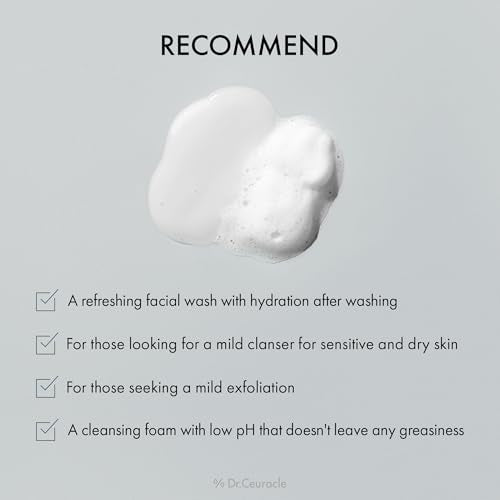 Dr.Ceuracle Pro Balance Soothing Cleansing Foam - Moisture Rich Gel to Foam Daily Cleanser with Refreshing and Hydrating Finish (150 ml / 5.07 fl. oz.)