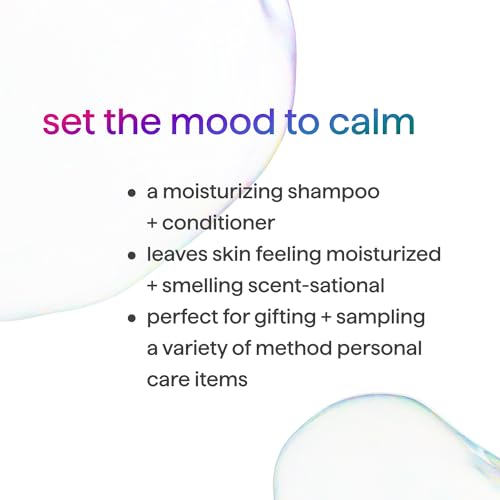 Method Body Wash & Hair Care Gift Set - Paraben & Phthalate-Free, Recycled Plastic Bottles, Nourishing Coconut & Shea Scent, Sample & Gift