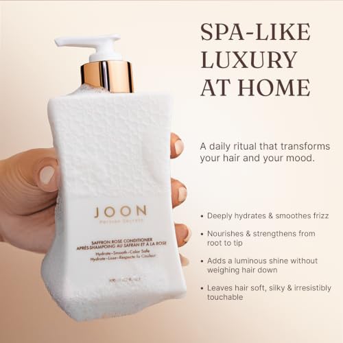 Joon Saffron Rose Conditioner 10 Fl Oz with Pomegranate & Pistachio Oil
