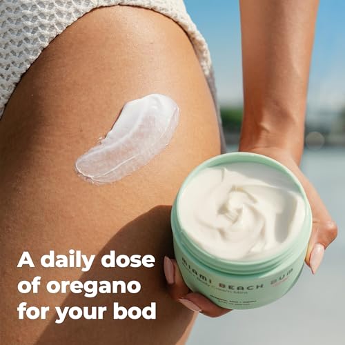 Miami Beach Bum, Bum + Body Cream Mint 6.7oz, Daily Moisturizer For Total Skin Health, Body Acne Treatment, Razor Bumps, Keratosis Pilaris, Ingrown Hairs, Sunburns, Blemishes & More..