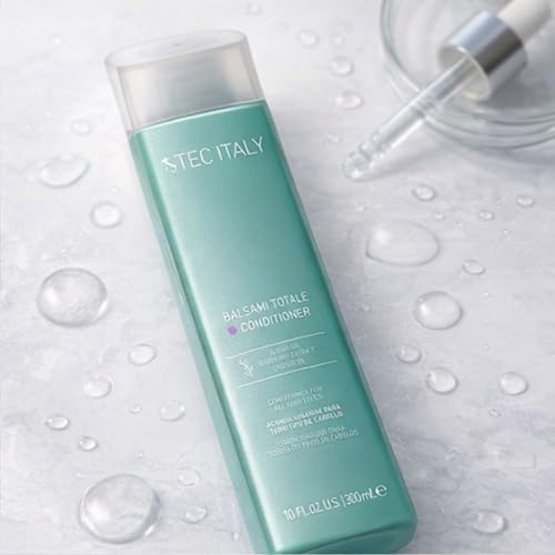 Tec Italy Balsami Totale Hydrating Conditioner for All Hair Types, Restores Moisture, Softness & Shine, Improves Detangling, 10.14 fl oz (300 ml) | Intensive hydration, Revitalizing, Enhances softness, Enhances shine