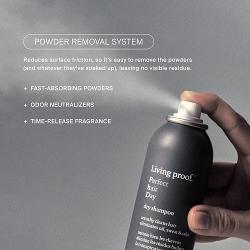 Living Proof Perfect Hair Day Dry Shampoo 5.5oz Pack of 2 - Absorbs Oil & Odor