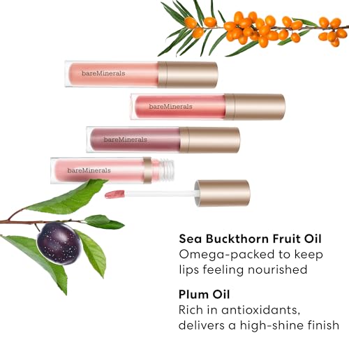 Multicolor Hydrating Lip Gloss Balm Hybrid - Sheer, No Stickiness, Vegan