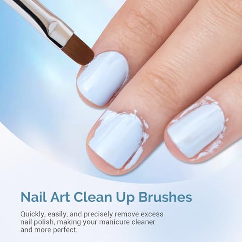 AIRSEE Nail Art Clean Up Brushes and E8 Rechargeable 30000RPM Electric Nail Drill
