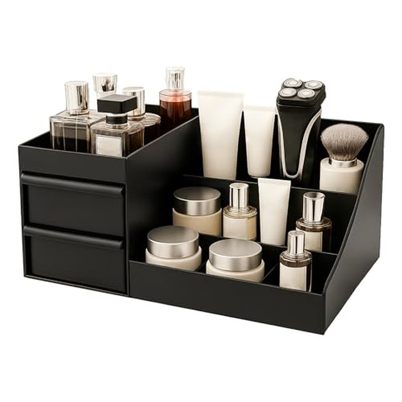 Cologne Organizer for Men, Bathroom Countertop Organizer, Vanity Storage Shelf, Perfume & Cologne Stand, Dresser Rack, Organizador de Perfumes, Bedroom essentials for men, Birthday Gift for Men