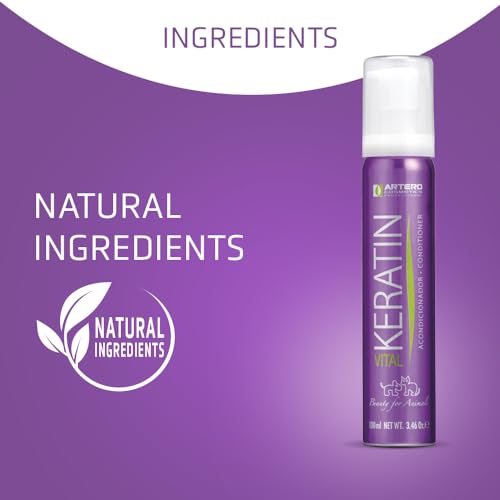 Artero Keratin Vital Dog Conditioner 3.4 fl oz (100 ml) - Strengthening Coat Treatment