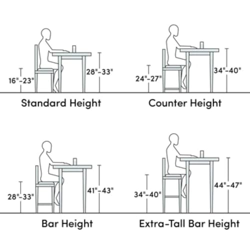 Boraam Torino Counter Height Stool - Barnwood Wire-Brush Finish