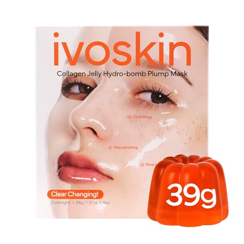 Hydrating Collagen Jelly Mask for Firming & Glow - 4 Pack 39g