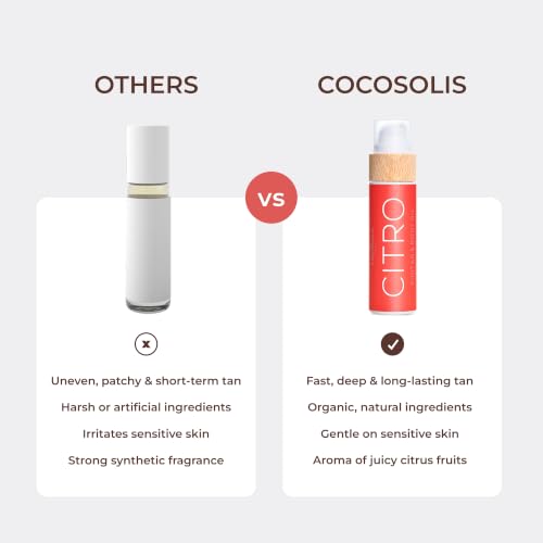 COCOSOLIS CITRO Tanning accelerator - organic oil with vitamin E &