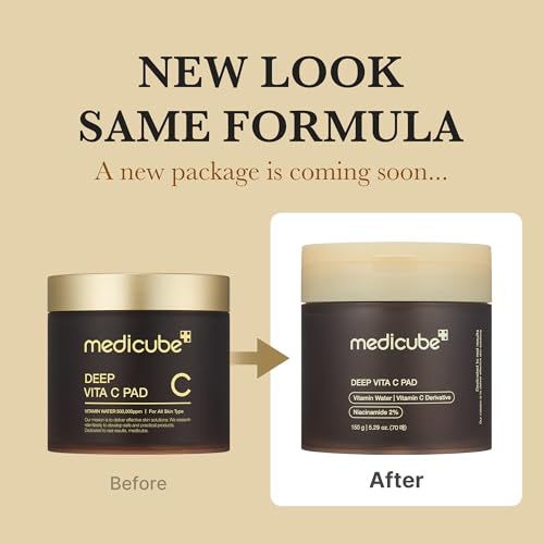 Medicube Glow Boosting Duo with Vitamin C Toner Pads & Capsule Cream