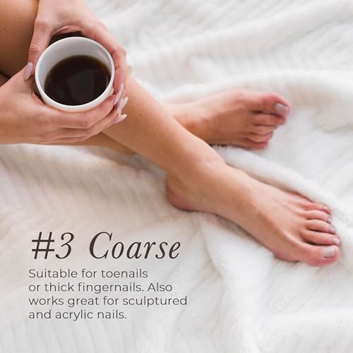 Diamond Nail File Coarse Grit #3 for Thick Toenails & Nails