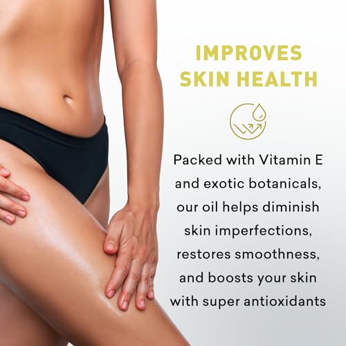 Just Nutritive Indoor Tanning Oil – Fast Dark Tan + Vitamin E Body Oil 8 fl oz