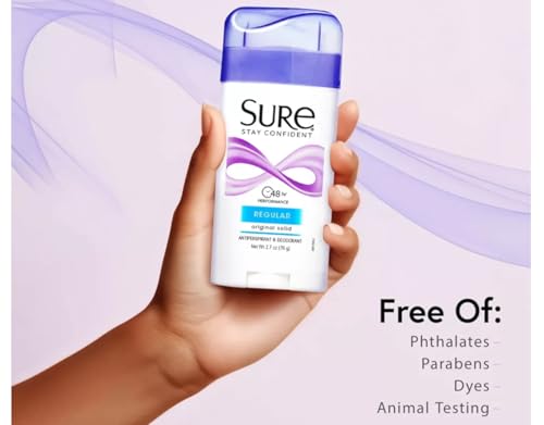 Antiperspirant Deodorant Solid 2.6 oz Pack of 6 - Long-Lasting Freshness & Odor Protection
