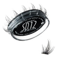 Lashify Stardust 12mm Gossamer DIY Eyelash Extensions Refill, The Multi-Length Multi Layered Lash, Thin Fibers of the Classic "C" Style, Black, Easy False Lashes