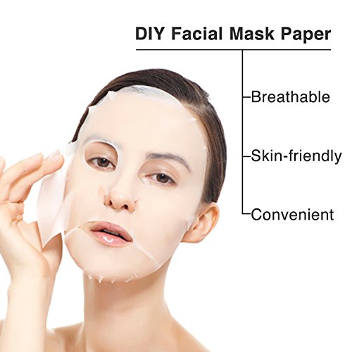 100 pcs Compressed Facial Mask Sheet Beauty DIY Disposable Mask Paper Natural Cotton Skin Care Wrapped Masks Normal Thick£¬Get a Small Mask Bowl Free